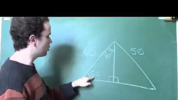 Étudier un triangle quelconque (Trigonométrie XVII)