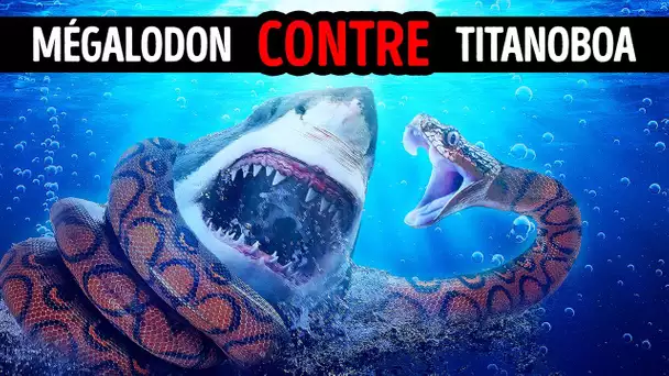 Et si Megalodon Rencontrait le Plus Grand Serpent de Tous Les Temps