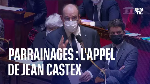 Jean Castex appelle les élus à "apporter leurs parrainages" aux candidats en difficulté