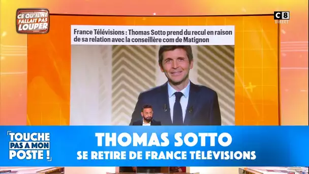 Thomas Sotto se retire de France Télévisions à cause d'une relation amoureuse !