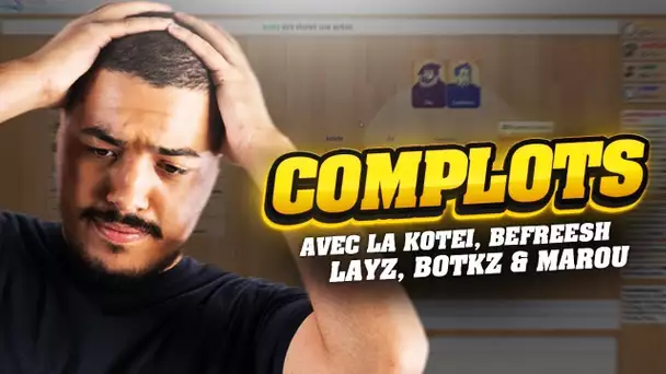 COMPLOTS AVEC LES FRÈRES PISTACHES, LAYZ, MAROU & BOTKZ