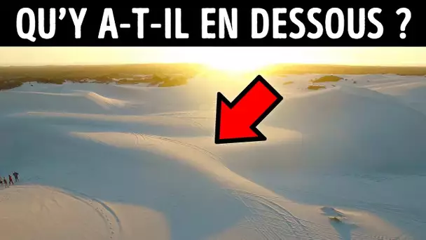 Un monde passé différent se cache sous les dunes de sable