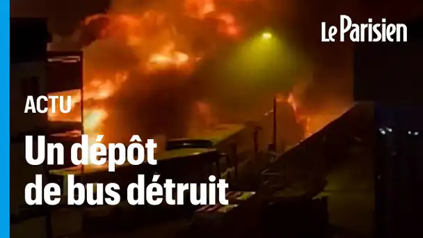 Aubervilliers : un entrepôt de bus incendié, Jean Castex s'exprime