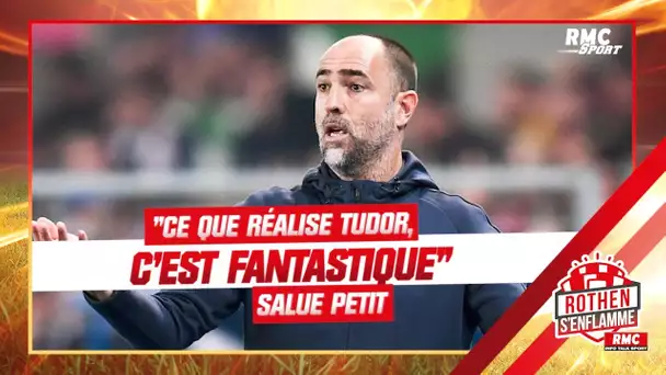 OM : "Ce que réalise Tudor pour sa première saison, c'est fantastique" salue Petit