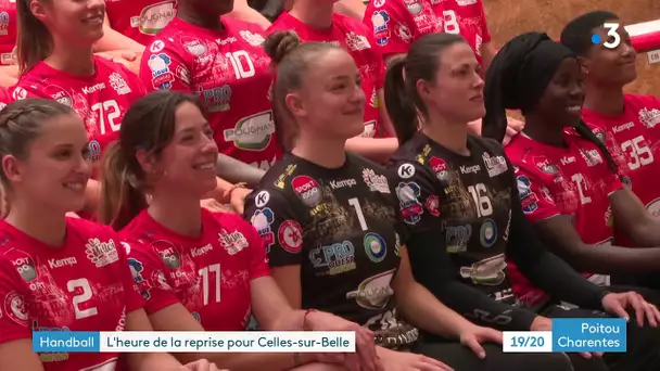 Handball féminin à Celles-sur-Belle : reprise de l'entraînement
