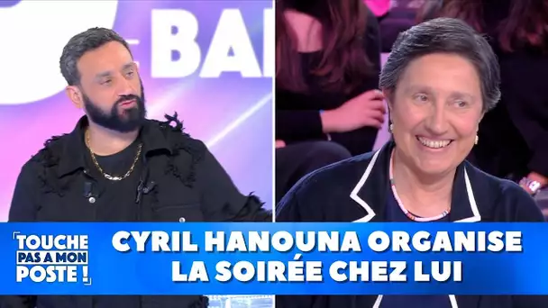 Cyril Hanouna organise la soirée chez lui