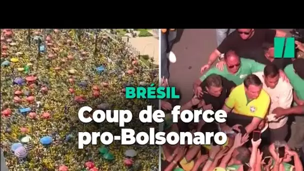 Une marée jaune a envahi Sao Paulo pour soutenir Bolsonaro