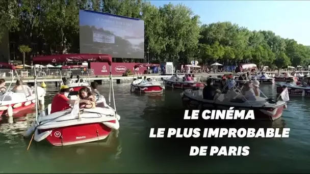 Le ciné flottant fait le plein pour le lancement de Paris Plages