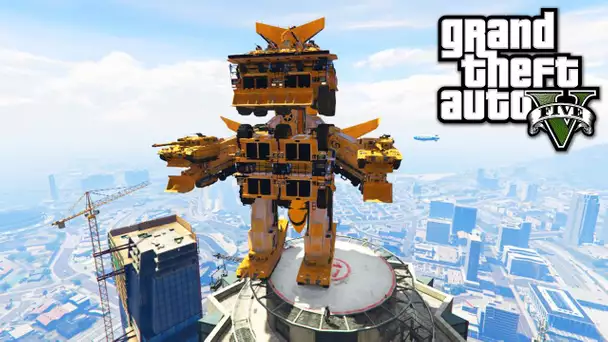 MEGA ROBOT GEANT SUR GTA V