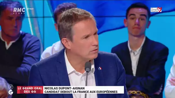 Le Grand Oral de Nicolas Dupont-Aignan - Les Grandes Gueules de RMC