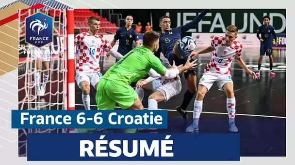 Futsal U19, Euro 2023 : France-Croatie (6-6), les buts