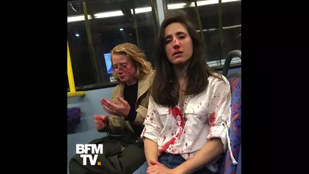 Le couple lesbien qui a été agressé dans un bus à Londres témoigne