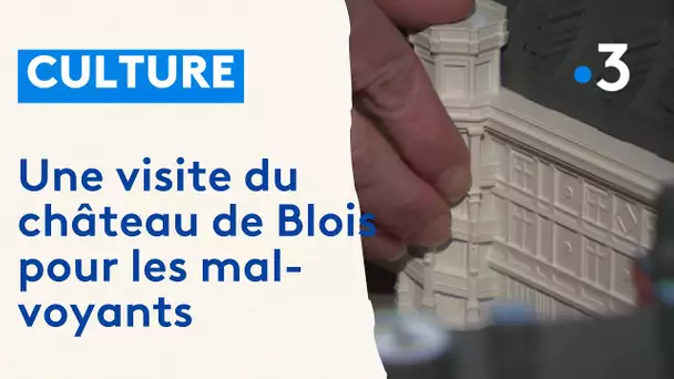 Une visite du château de Blois adaptée aux mal-voyants