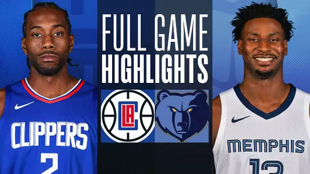 CLIPPERS at GRIZZLIES | FULL GAME HIGHLIGHTS | February 23, 2024