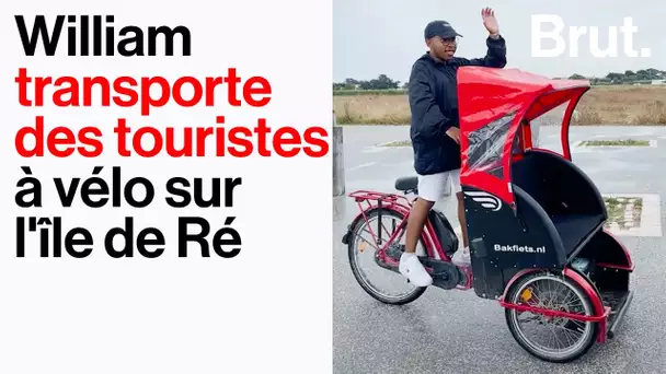 Son job d'été : il transporte des touristes à vélo sur l'île de Ré