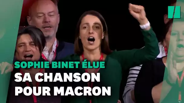 Désormais à la tête de la CGT,  Sophie Binet adresse un avertissement à Macron en chanson