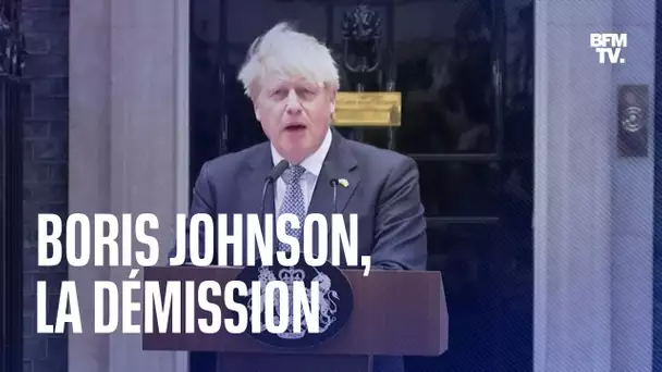 Boris Johnson, la démission