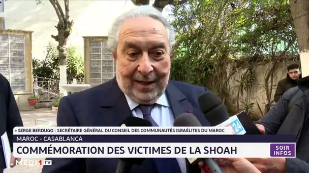 Commémoration des victimes de la Shoah: déclarations de Serge Berdugo