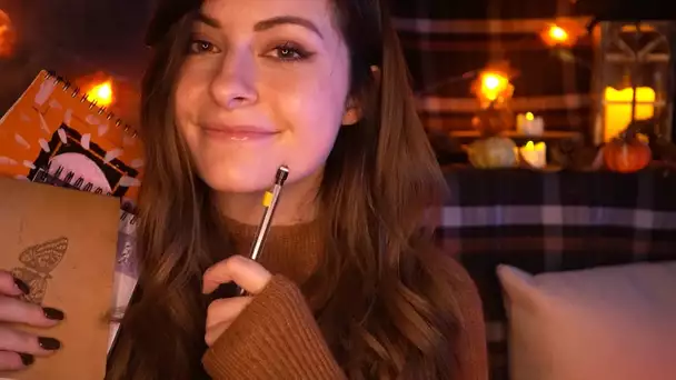 ASMR | Soirée dessin ✏️🍄 (je te montre mes dessins puis on dessine ensemble)