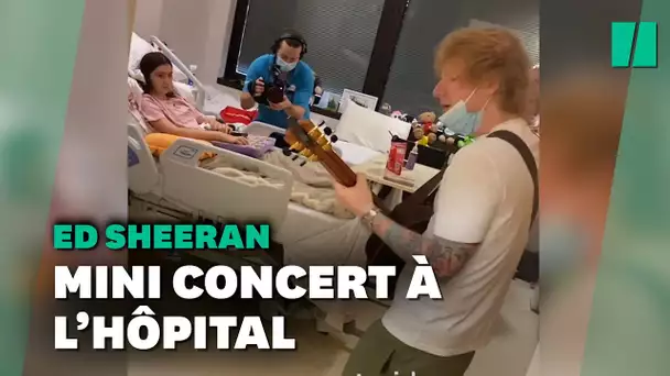 Ed Sheeran a surpris les enfants d’un hôpital australien avec un concert privé