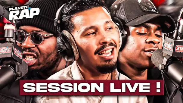 SESSION LIVE avec Jo Le Phéno, Oussama & C'est MK ! #PlanèteRap