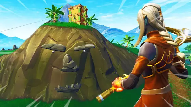 'VISITER UN VISAGE GEANT DANS LE DESERT, LA JUNGLE ET LA NEIGE' SUR FORTNITE !