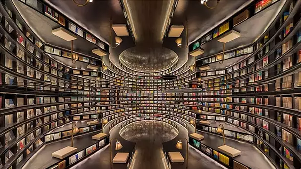 Cette gigantesque bibliothèque futuriste va faire rêver tous les bibliophiles !