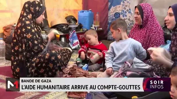Bande de Gaza : l´aide humanitaire arrive au compte-gouttes