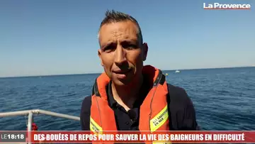 Marseille : des bouées de repos pour sauver la vie des baigneurs en difficulté