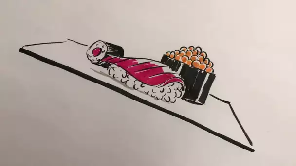 Comment dessiner "L'art du sushi", la leçon de dessin de Franckie Alarcon