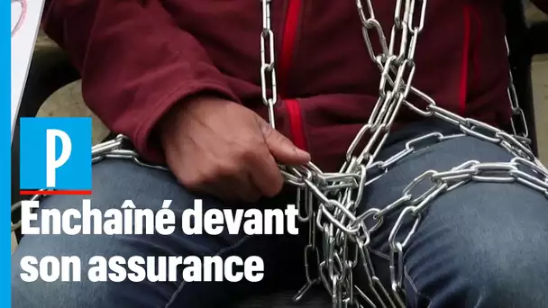 Coronavirus : un chef d'entreprise s’enchaîne pour être indemnisé par son assurance