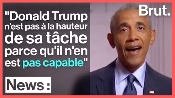 La charge de Barack Obama contre Donald Trump