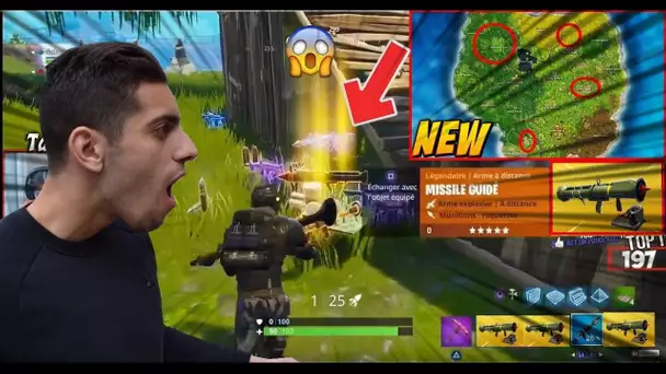 OU TROUVER LE NOUVEAU MISSILE GUIDÉ SUR FORTNITE BATLLE ROYALE ! TOP 1