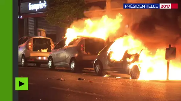 Les moments sauvages de la «Nuit de barricades» à Paris