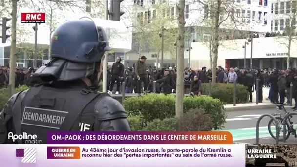 OM-PAOK : des débordements dans le centre de Marseille