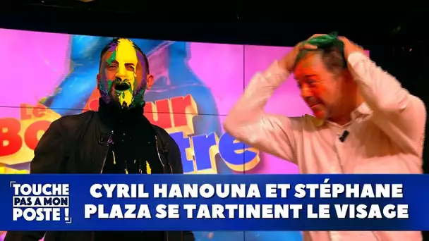 Cyril Hanouna et Stéphane Plaza se tartinent le visage