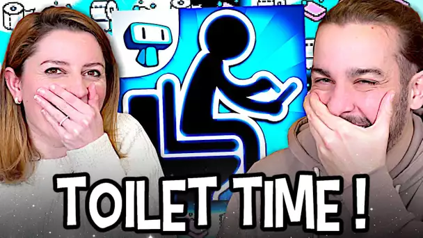 LE MEILLEUR JEU POUR JOUER AUX TOILETTES 🤣! TOILET TIME GAME