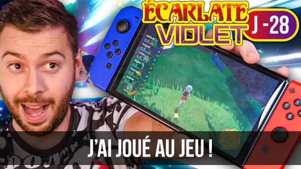 EXCLU | J'AI JOUÉ A POKEMON ECARLATE VIOLET | ⏰DÉCOMPTE J-28