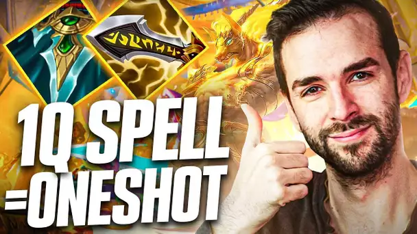 NASUS mais.. 1 Seul Q spell ONESHOT Tout le MONDE : Build Crit / Pene, très fun!