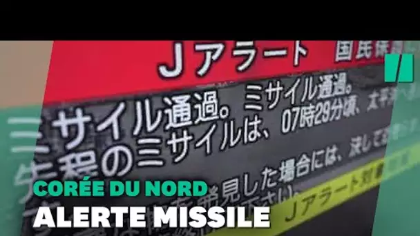 Des Japonais contraints de se mettre à l’abri après le tir d’un missile par la Corée du Nord