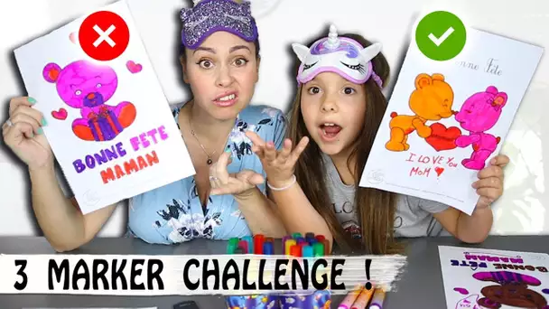 3 MARKER CHALLENGE mère/fille : Fête des Mères ! ❤️