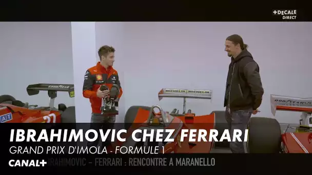 La visite de Zlatan Ibrahimović chez Ferrari