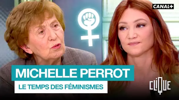 La précurseure de l'histoire du féminisme Michelle Perrot est sur le plateau de Clique - CANAL+