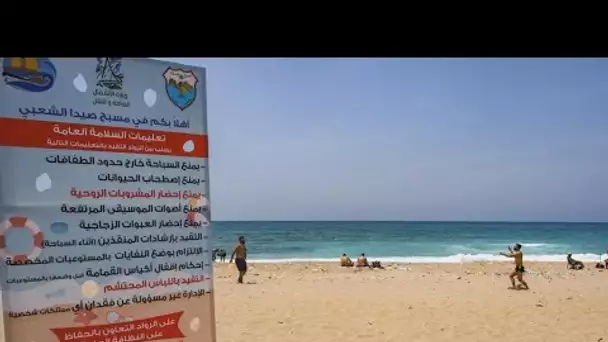 Liban : tensions à la plage où des islamistes s'opposent au port du maillot de bain • FRANCE 24