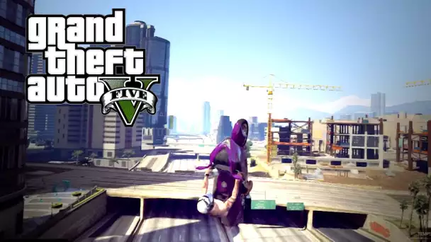 GTA 5 - INSANE CRANE STUNT