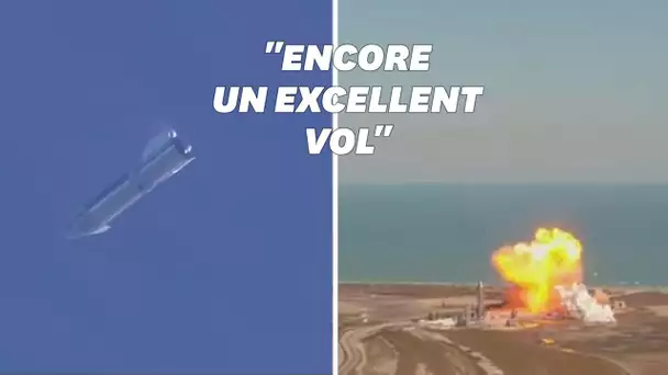 SpaceX: un prototype de fusée s'écrase après avoir atteint 10km de hauteur