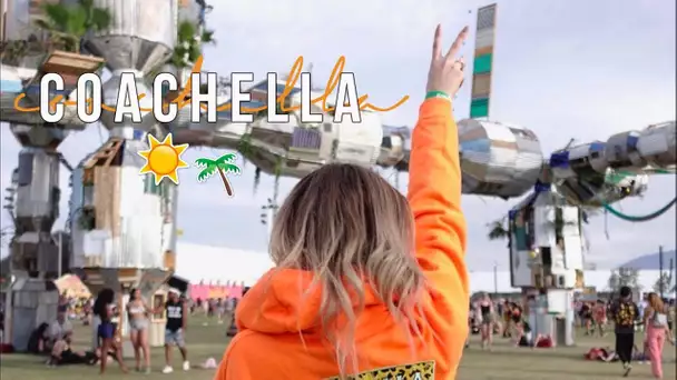 COACHELLA 2018 : GRWM & TRAVEL DIARY !