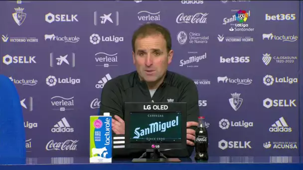 Rueda de prensa CA Osasuna vs Real Madrid