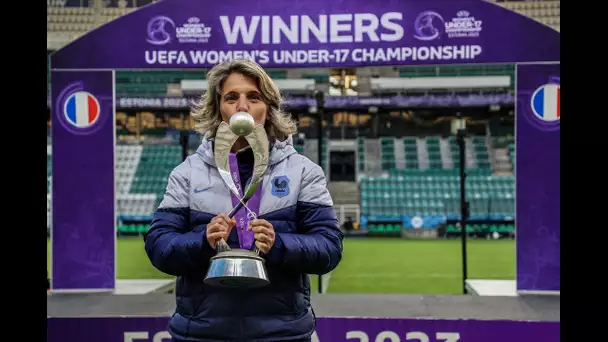 La réaction de Peggy Provost, U17 Féminine I FFF 2023