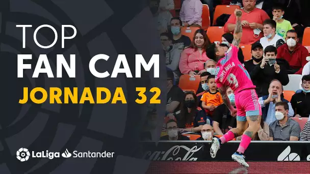 LaLiga Fan Cam Jornada 32: 'Chimy' Ávila, Joselu & Carrasco